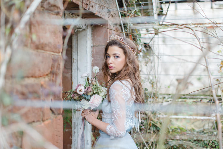 Botanical Beauty Abandoned Greenhouse Wedding Ideas https://www.thegibsonsphotography.co.uk/