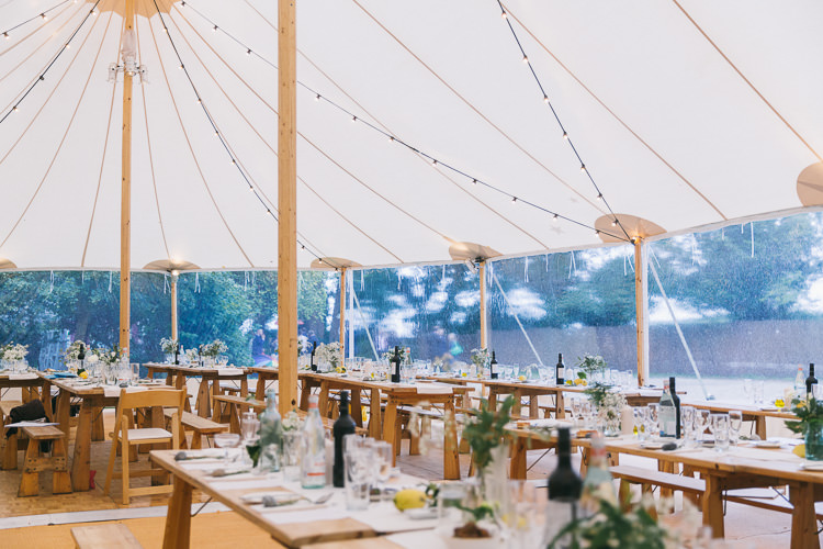 Open Sided Marquee Clear Tent Creative Cool Bohemian Harbourside Wedding http://carohutchings.com/