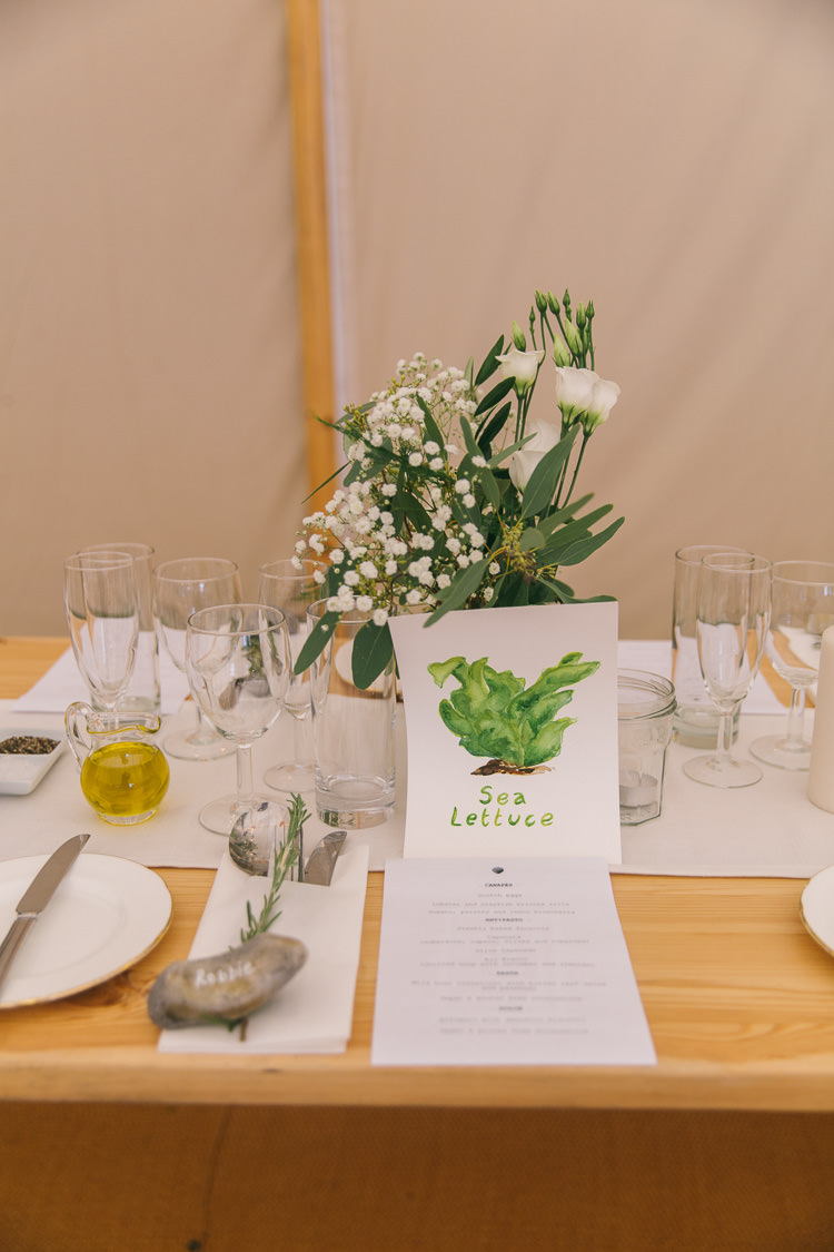 Table Names Watercolour Illustration Creative Cool Bohemian Harbourside Wedding http://carohutchings.com/