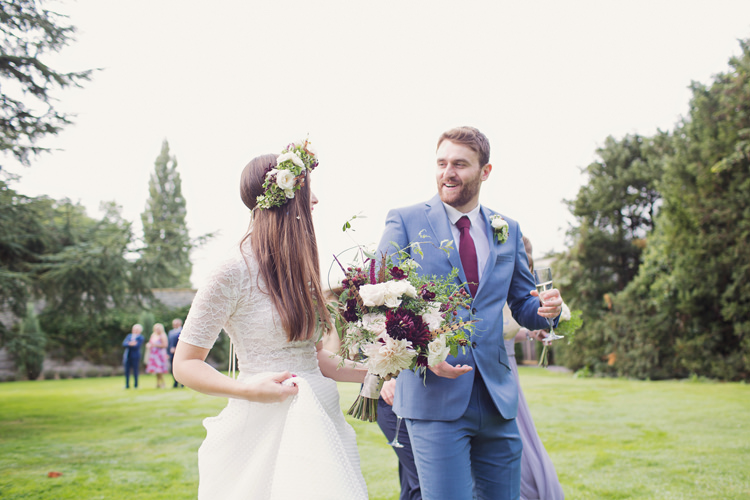 Antler Feather Stunning Countryside Wedding http://www.cottoncandyweddings.co.uk/