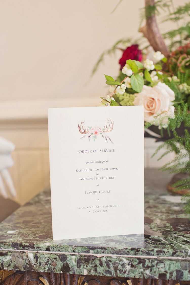 Stationery Antler Feather Stunning Countryside Wedding http://www.cottoncandyweddings.co.uk/