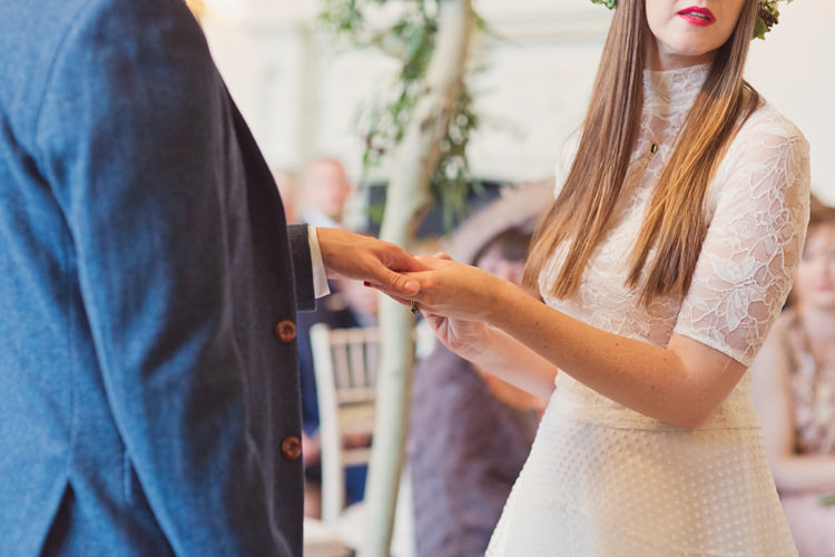 Antler Feather Stunning Countryside Wedding http://www.cottoncandyweddings.co.uk/