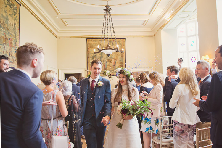 Confetti Antler Feather Stunning Countryside Wedding http://www.cottoncandyweddings.co.uk/