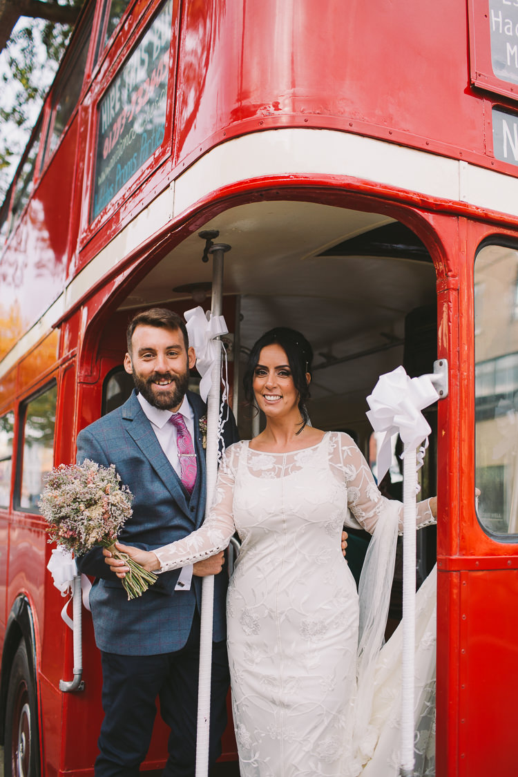 London Bus Transport Fun-Loving Low Key Pub Wedding https://www.oliviajudah.co.uk/