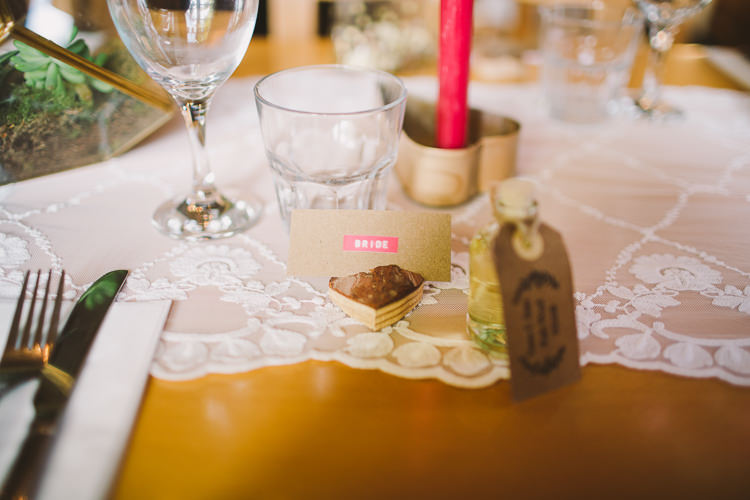 Label Name Card Fun-Loving Low Key Pub Wedding https://www.oliviajudah.co.uk/