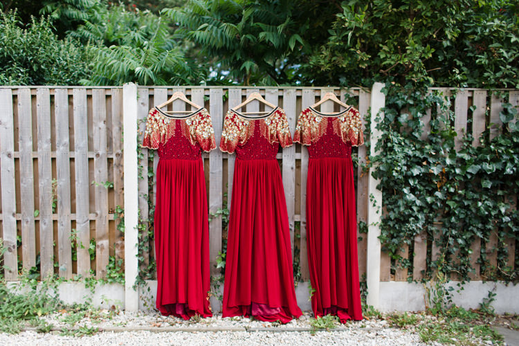 Virgos Lounge Bridesmaids Beading Sequins Burgundy Gold Rustic Glam Barn Wedding http://www.terripashleyphotography.co.uk/