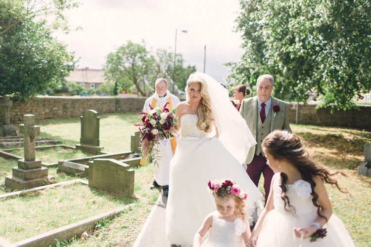 Bride Bridal A-Line Dress Gown Flower Girls Burgundy Gold Rustic Glam Barn Wedding http://www.terripashleyphotography.co.uk/