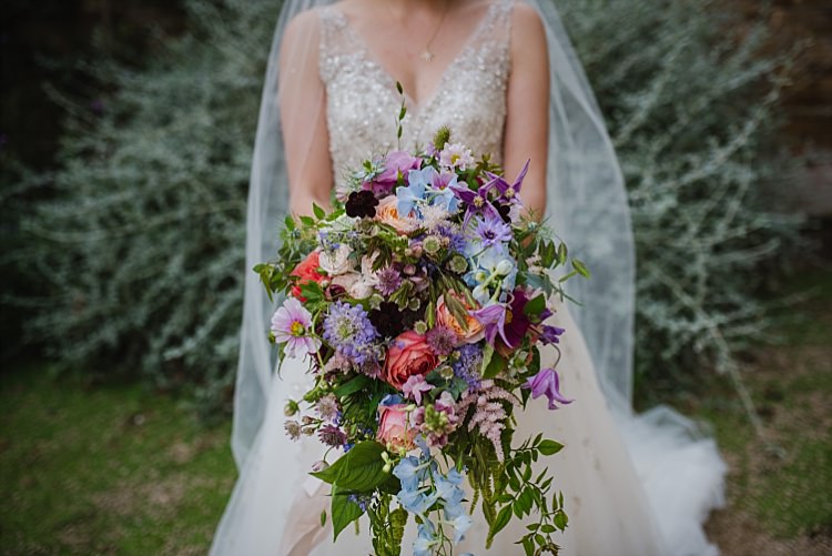 Large Bouquet Bride Bridal Flowers Colourful Sparkle Old Hollywood Glamour Wedding https://www.jonnybarratt.com/