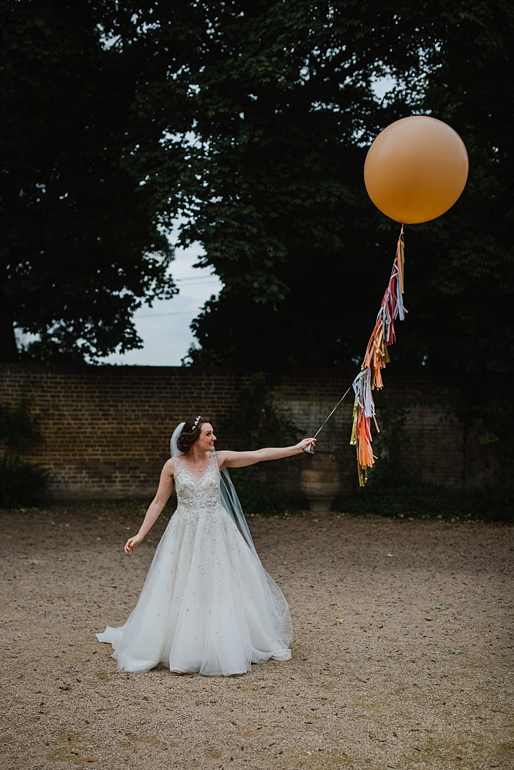 Embellished Dress Gown Bride Bridal Sottero and Midgley Balloon Tassel Sparkle Old Hollywood Glamour Wedding https://www.jonnybarratt.com/