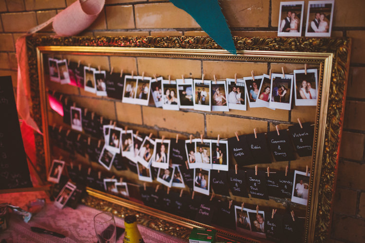 Guest Book Polaroid Frame Industrial Cool Museum Wedding https://photography34.co.uk/