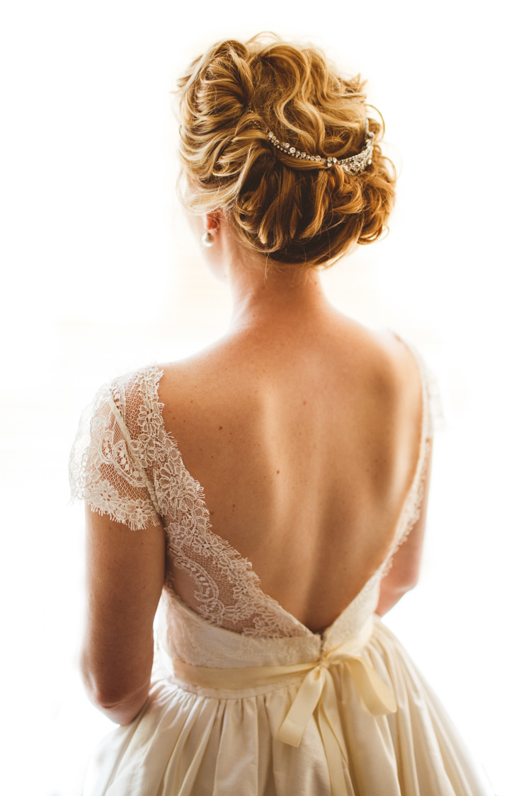 Bride Bridal Tara Keeley Dress Low Back Lace Pockets Industrial Cool Museum Wedding https://photography34.co.uk/