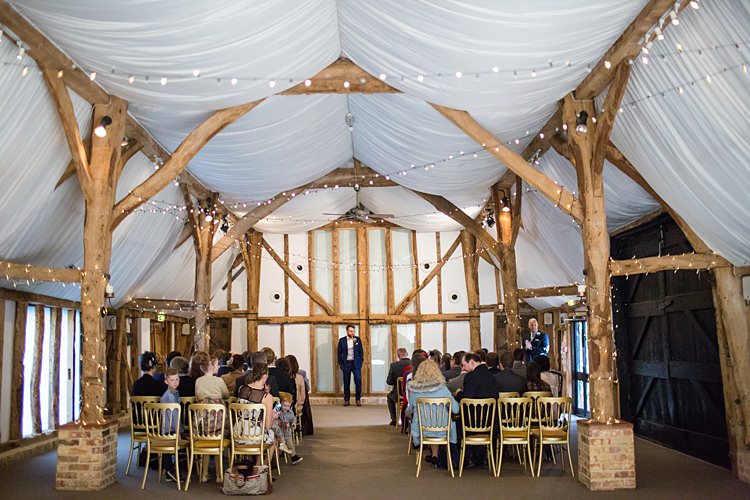 South Farm Barn Fairy Lights Fun Spring Floral Creative Wedding https://www.binkynixon.com/