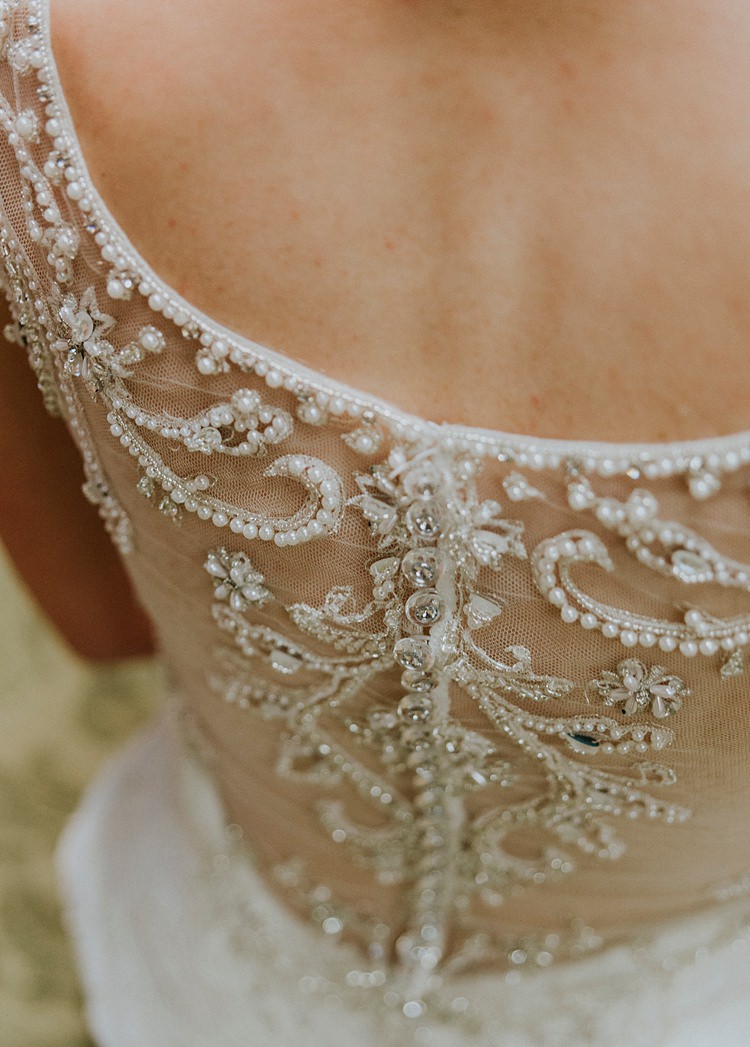 Bride Bridal Beading Dress Gown Embroidered Modern Spring Botanic Garden Wedding Texas http://velvetsagephotography.com/