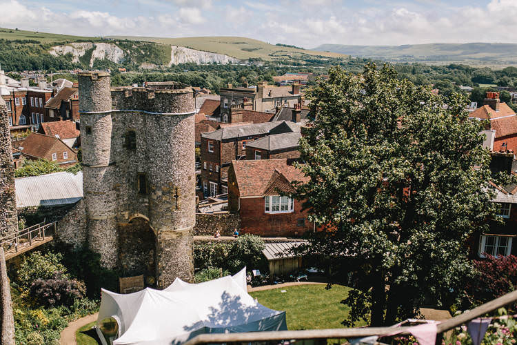 Pretty Picturesque Outdoor Castle Wedding https://parkershots.com/
