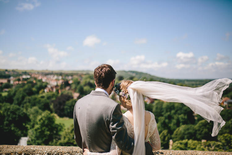 Pretty Picturesque Outdoor Castle Wedding https://parkershots.com/