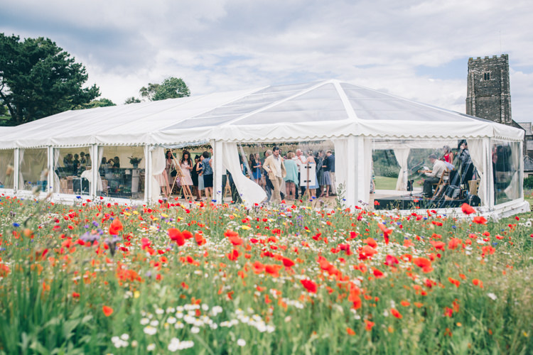 Marquee Meadow Wildflower Village Green Handfasting Wedding http://www.naomijanephotography.com/