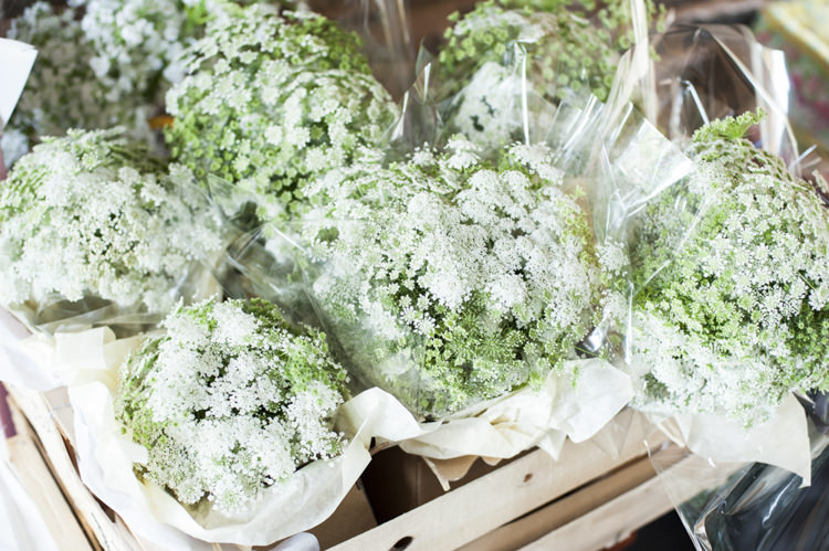 Bouquets Bridesmaid Flowers Chilled Country Boho White Green Wedding http://eleanorjaneweddings.co.uk/