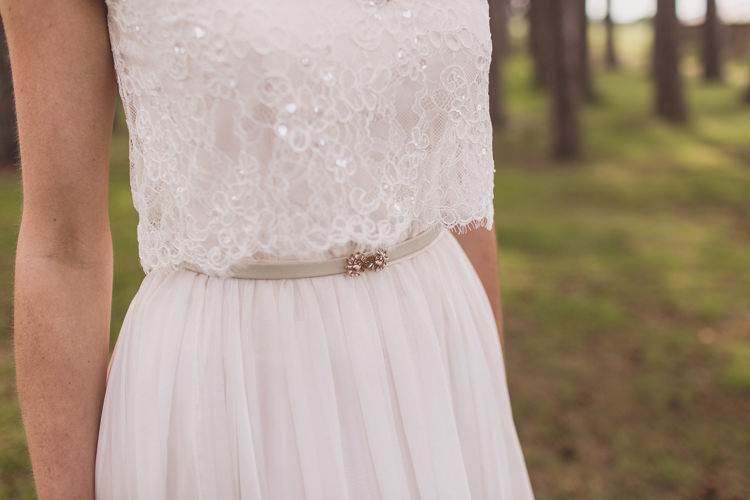 Belt Bride Bridal Gown Rose Quartz Serenity Spring Wedding Ideas https://www.wearetheclarkes.com/