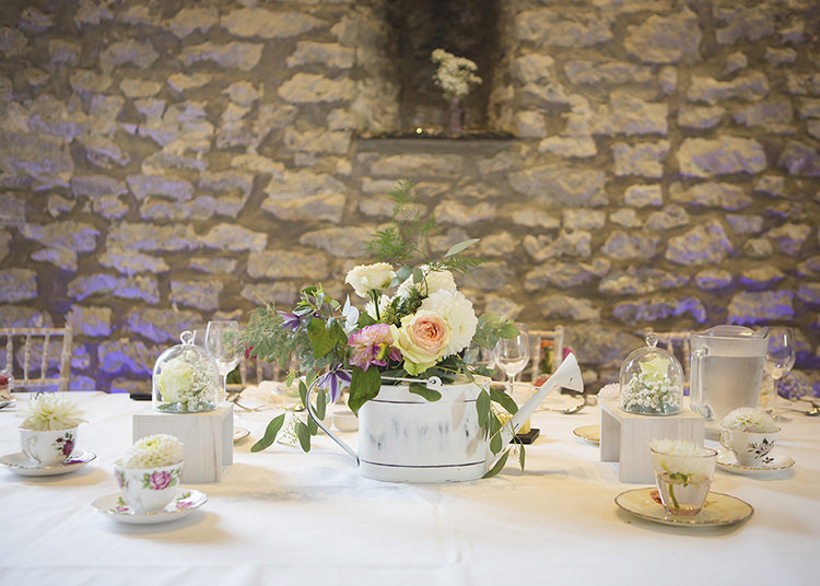 Decoration Floral Tea Cups Table Centre Pastel Pretty Flower Garden Style Wedding http://katrinamatthewsphotography.co.uk/