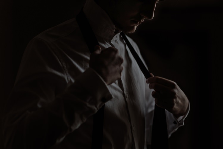 Groom Ceremony Preparations White Shirt Tie Breathtaking Wild Scotland Elopement http://www.theferros.com/