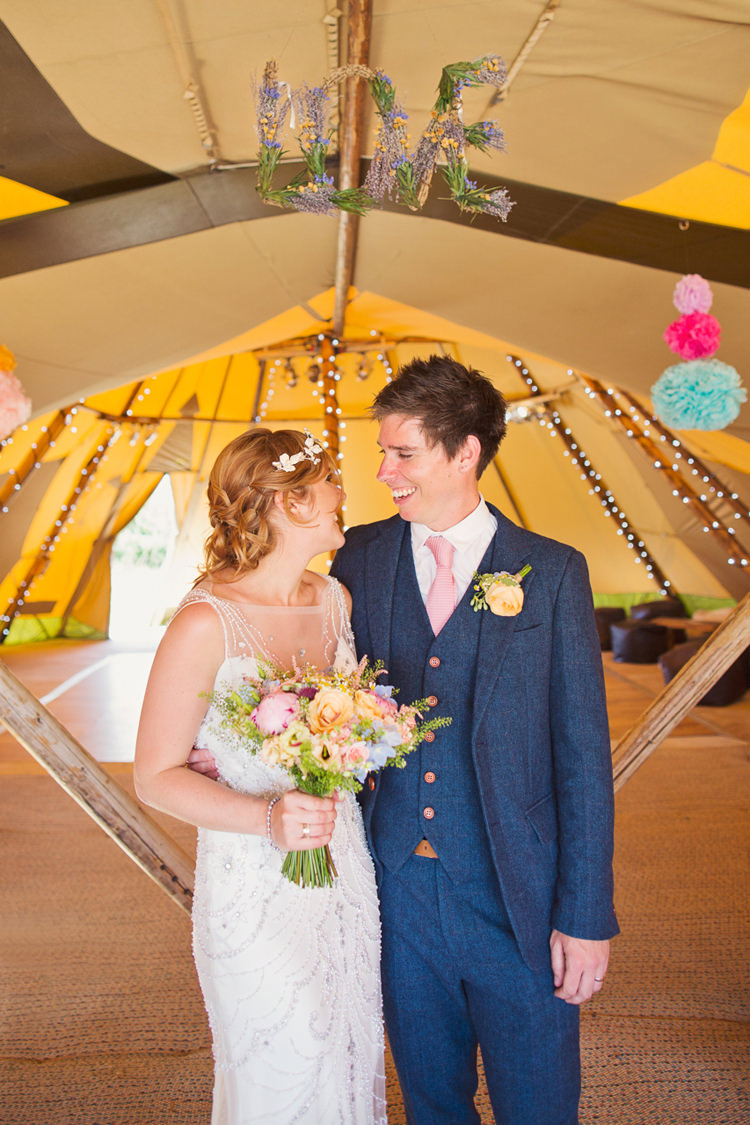 Relaxed Festival Tipi Wedding http://www.cottoncandyweddings.co.uk/