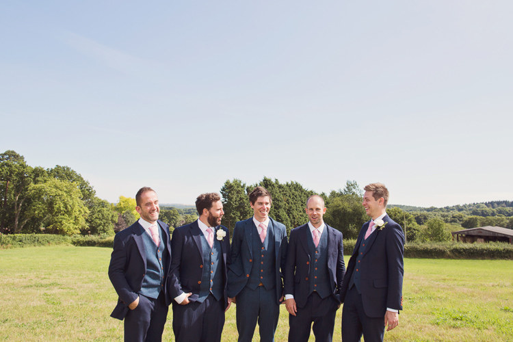 Tweed Suits Groom Groomsmen Victor Valentine Relaxed Festival Tipi Wedding http://www.cottoncandyweddings.co.uk/