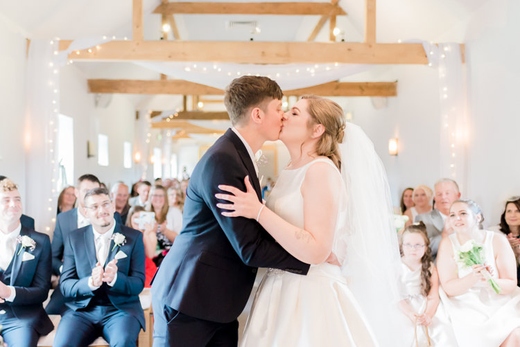 Modern Rustic Ivory Barn Wedding http://vickylamburn.com/