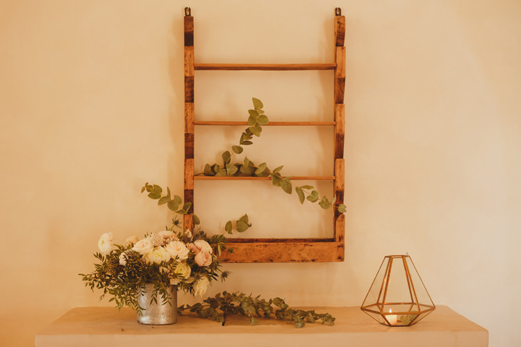 Flowers Candles Church Ceremony Decor Beautifully Intimate Open Air Wedding Umbria http://www.edpeers.com/