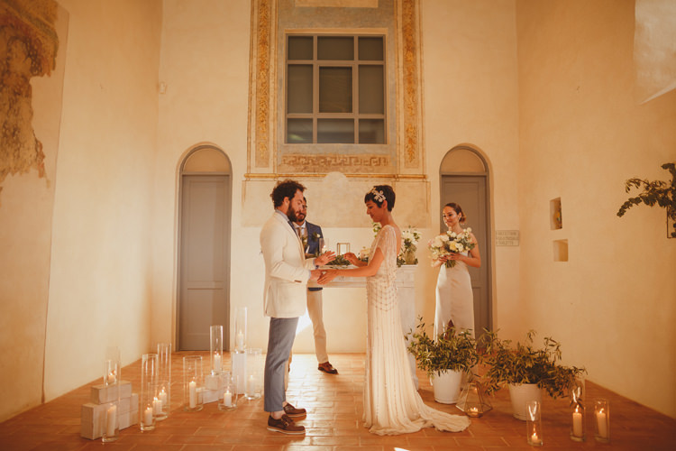 Beautifully Intimate Open Air Wedding Umbria http://www.edpeers.com/