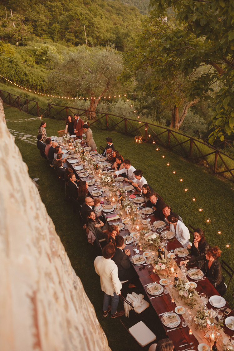 Beautifully Intimate Open Air Wedding Umbria http://www.edpeers.com/