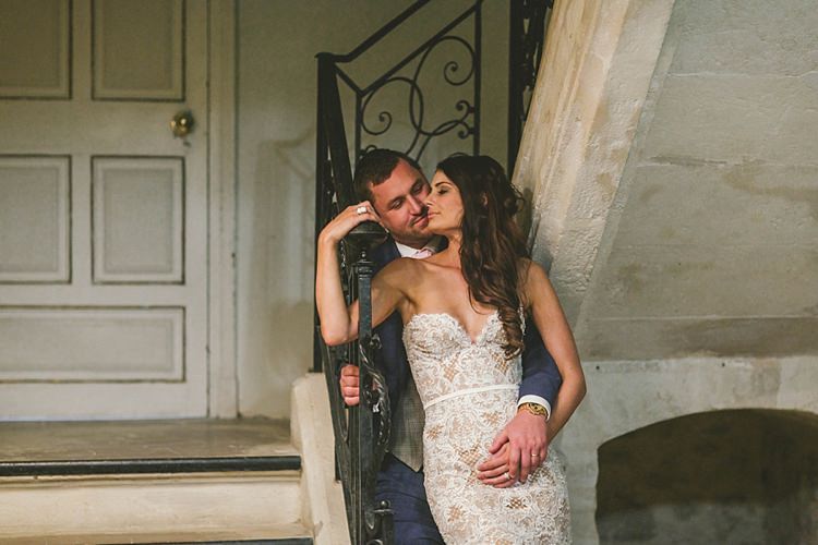 Bride Bridal Lenka of Melbourne Dress TM Lewin Groom Natural Romantic Chateau Destination Wedding South of France http://www.jayrowden.com/