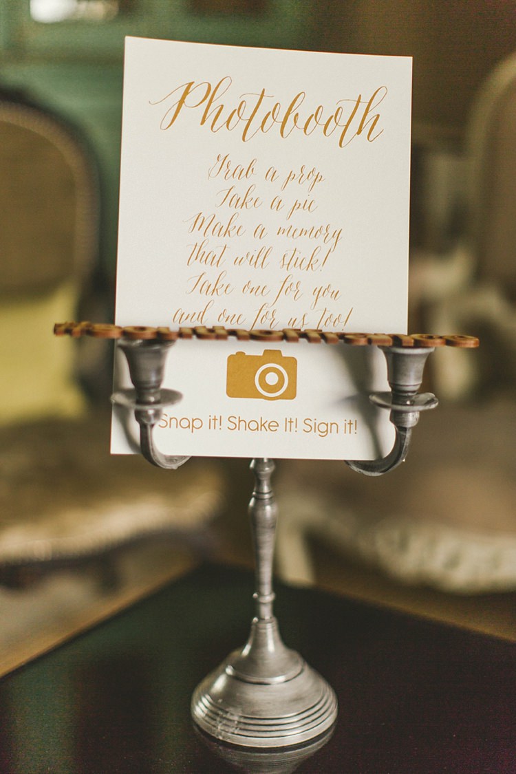 Photo booth Signage Candlestick Selfie Natural Romantic Chateau Destination Wedding South of France http://www.jayrowden.com/