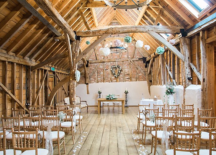 Romantic Soft Pastels Barn Wedding http://www.sungblue.com/