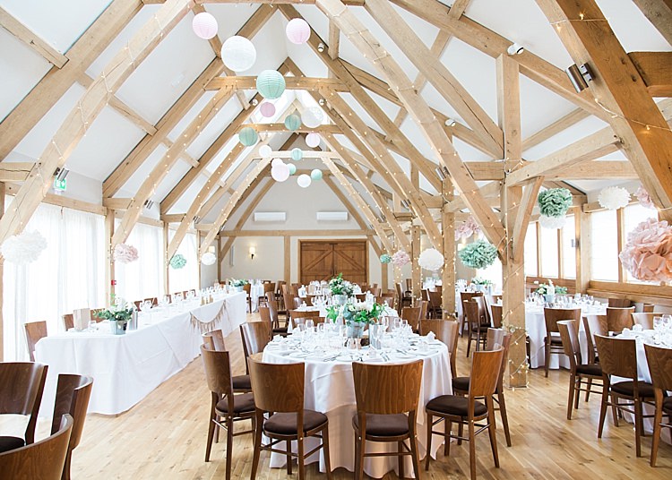 Romantic Soft Pastels Barn Wedding http://www.sungblue.com/