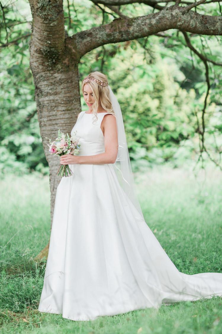 Jesus Peiro Dress Gown Bride Bridal Straps Silk High Neckline Veil Beautifully Romantic Eclectic Tipi Wedding http://www.jobradbury.co.uk/