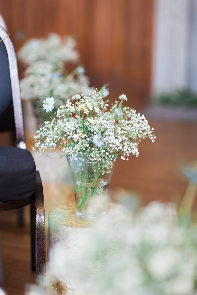 Pew End Chairs Aisle Flowers Gysophila Beautifully Romantic Eclectic Tipi Wedding http://www.jobradbury.co.uk/