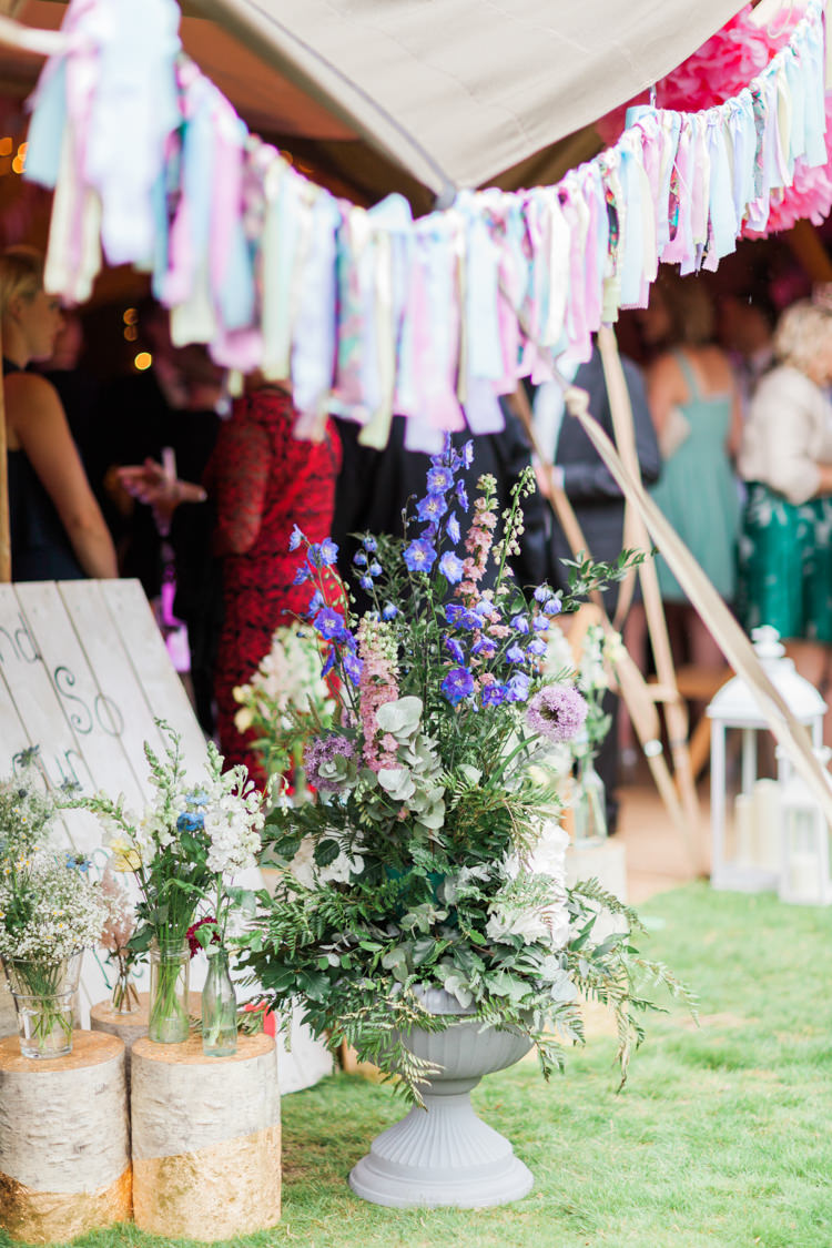 Flowers Decor Tipi Beautifully Romantic Eclectic Tipi Wedding http://www.jobradbury.co.uk/