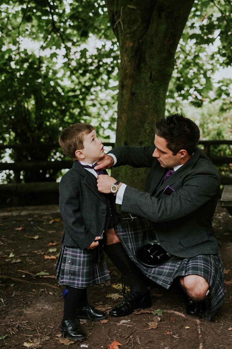 Kilt Groom Page Boy Creative Woodland Mad Hatters Tea Party Wedding https://www.clairefleckphotography.com/
