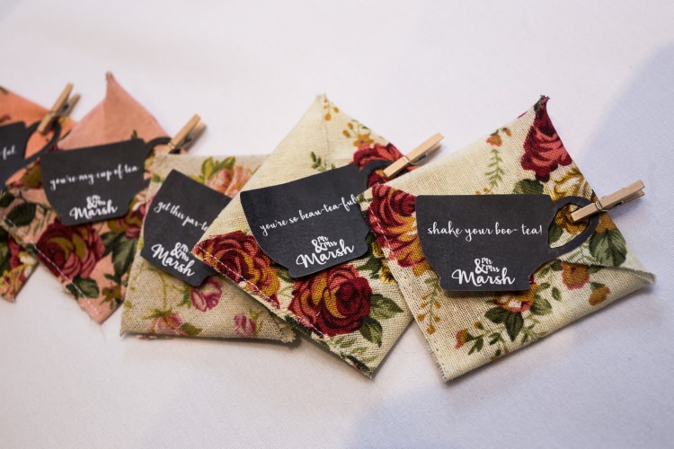 Favours Tea Sachet Handmade Vintage Pretty Quirky Pastel Wedding http://www.happilyevercaptured.com/