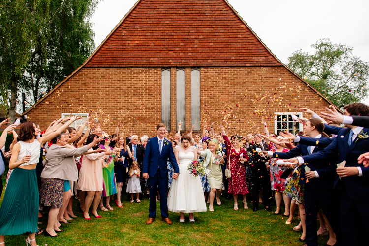 Confetti Throw Quirky Vintage Fun Loving Hall Wedding http://www.karolinasimankowicz.com/