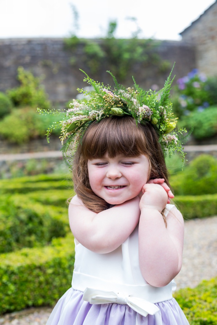 Flowergirl Flower Crown Floral Pretty Quirky Pastel Wedding http://www.happilyevercaptured.com/