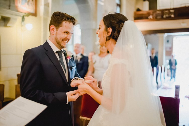 Laughter Ceremony Vows Chapel Romantic Vibrant Pink Wedding Trieste http://www.emotionttl.com/en/home/