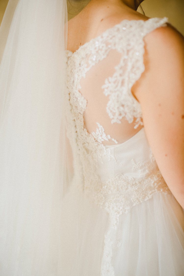 Dress She Shea Lace Back Detail Romantic Vibrant Pink Wedding Trieste http://www.emotionttl.com/en/home/