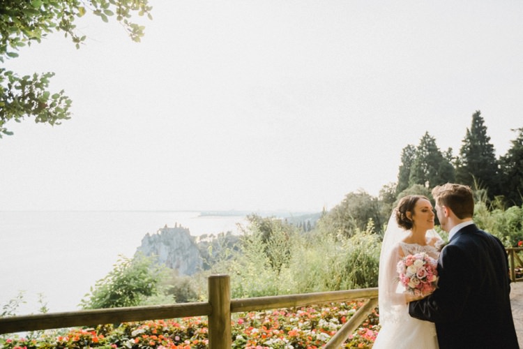 Sea View Romantic Vibrant Pink Wedding Trieste http://www.emotionttl.com/en/home/