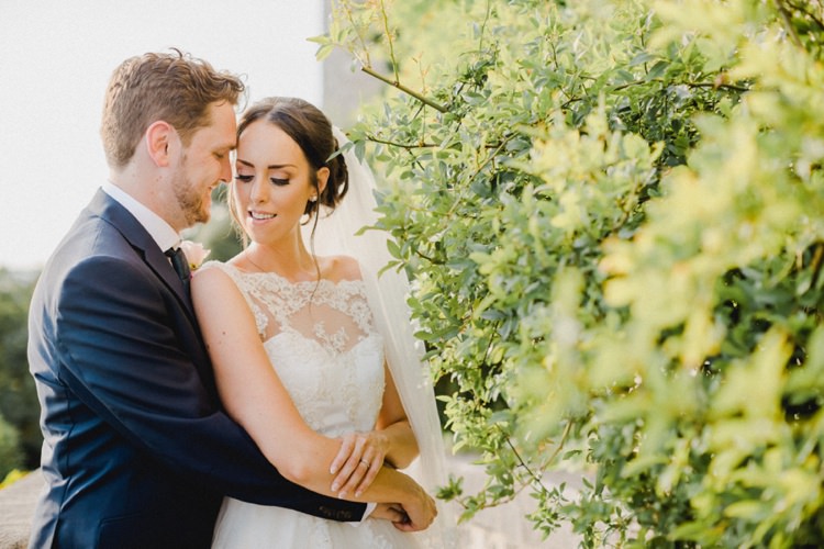 Bride Groom Close Romantic Vibrant Pink Wedding Trieste http://www.emotionttl.com/en/home/