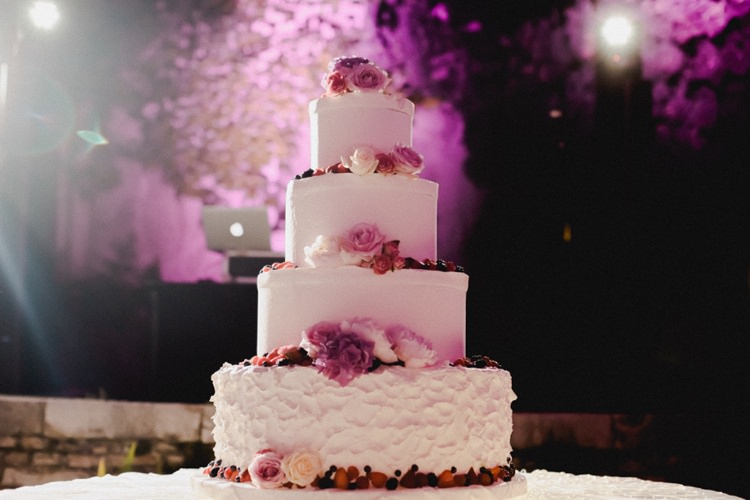 Cake Flowers Romantic Vibrant Pink Wedding Trieste http://www.emotionttl.com/en/home/