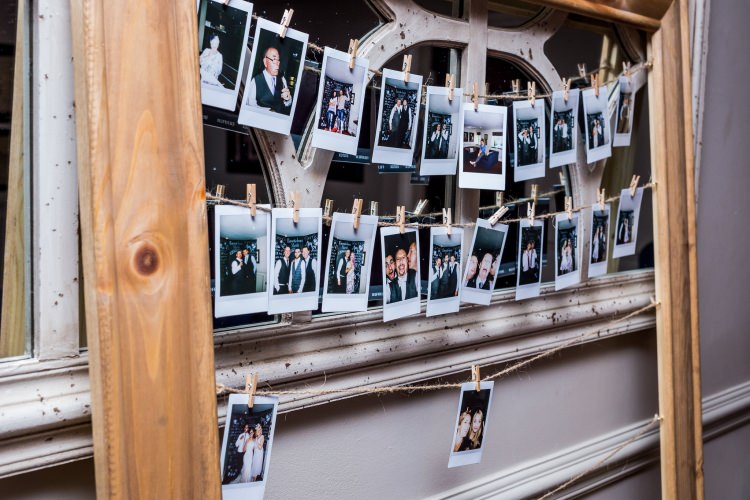 Frame Polaroid Peg Detail Decor Pretty Quirky Pastel Wedding http://www.happilyevercaptured.com/