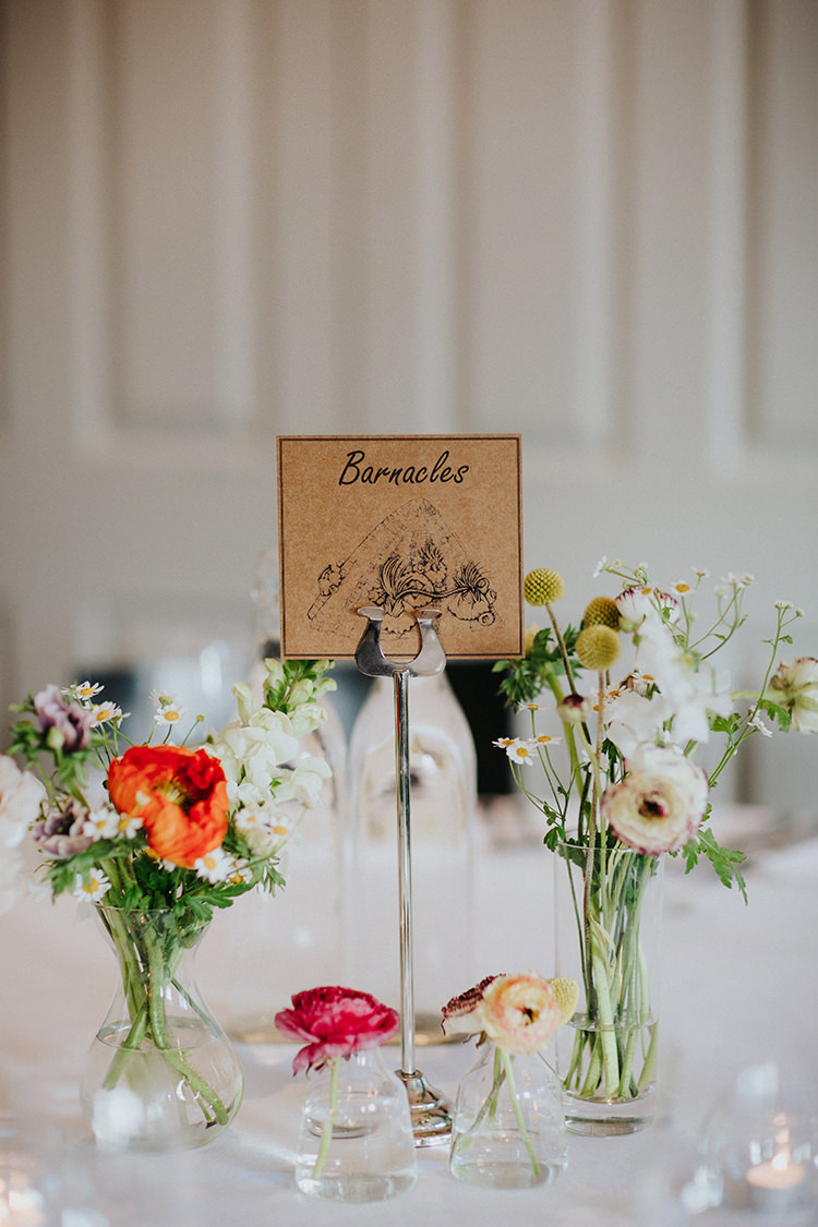 Crab Sea Seaside Table Names Casual City Stylish Pub Wedding http://www.ireneyapweddings.com/