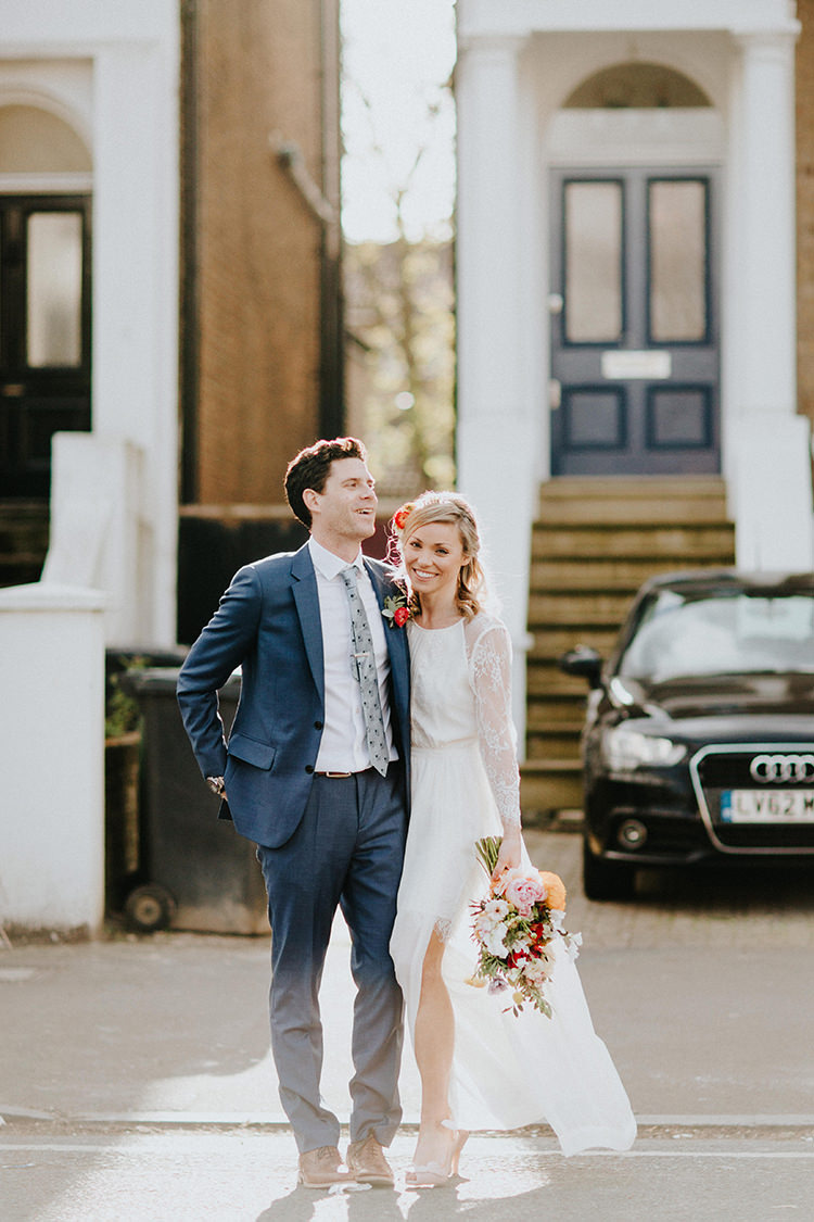 Lace Sheer Sleeves Dress Bride Bridal Gown Temperley Casual City Stylish Pub Wedding http://www.ireneyapweddings.com/