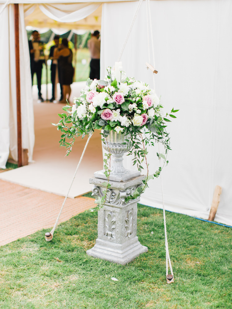 Outdoor Flowers Door Pink White Roses Whimsical Luxury Summer Garden Party Wedding https://www.wookiephotography.com/